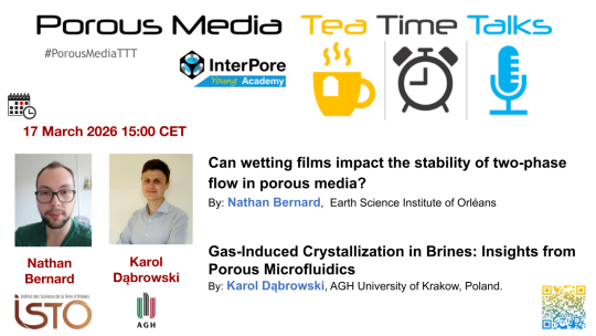InterPore Porous Media TeaTimeTalk – Session 78
