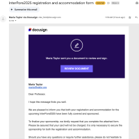 screenshot actual spoofing email